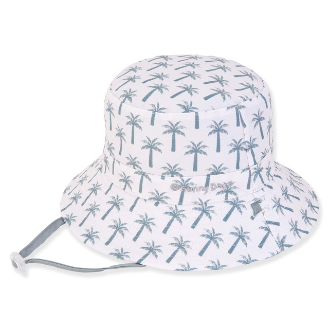 sun n sand Lincoln | Young Boy Poly Bucket Hat | HK496 | Reversible