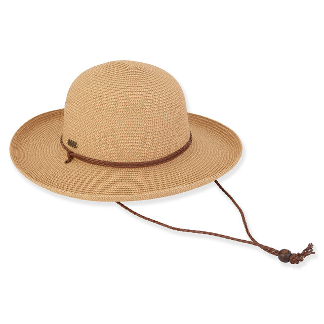 Sun N Sand Londyn | Women's Paper Braid Up Brim Hat | HH2997