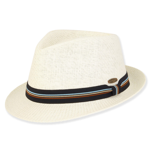 Sun N Sand Luca | Men's Paper Straw Fedora Hat | HTT1171