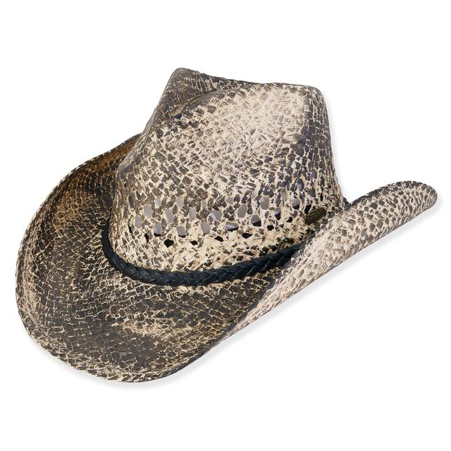 sun n sand Lucas | Men's Paper Straw Western Hat | HTT1196