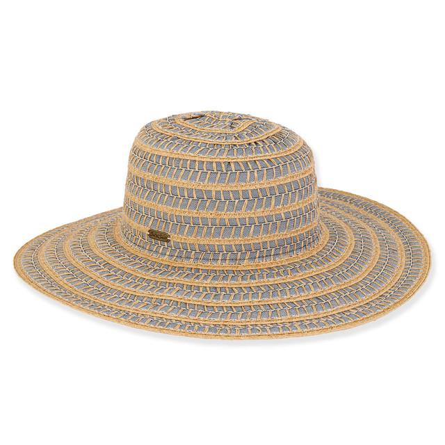 Sun N Sand Madeline | Women's Ribbon Floppy Hat | HH3117