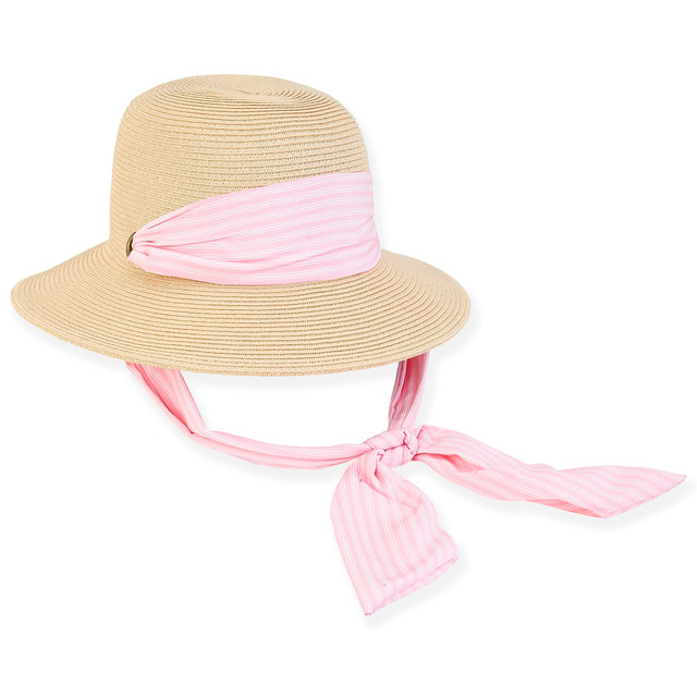 sun n sand Madelyn | Young Girl Paper Straw Floppy Hat | HK467