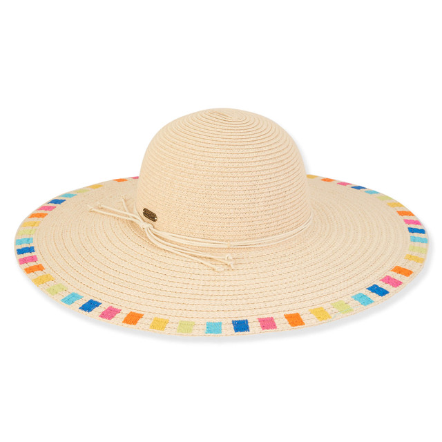 sun n sand Makenna | Women's Paper Braid Wide Brim Hat | HH3077