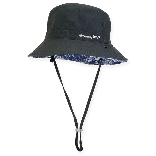 Sun N Sand Maverick | Young Boy Poly Bucket Hat | HK425 | Reversible
