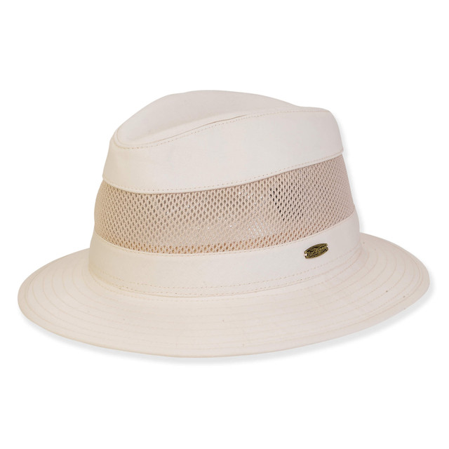 sun n sand Men's Hats | Neutral Cotton Safari Brim 2.5