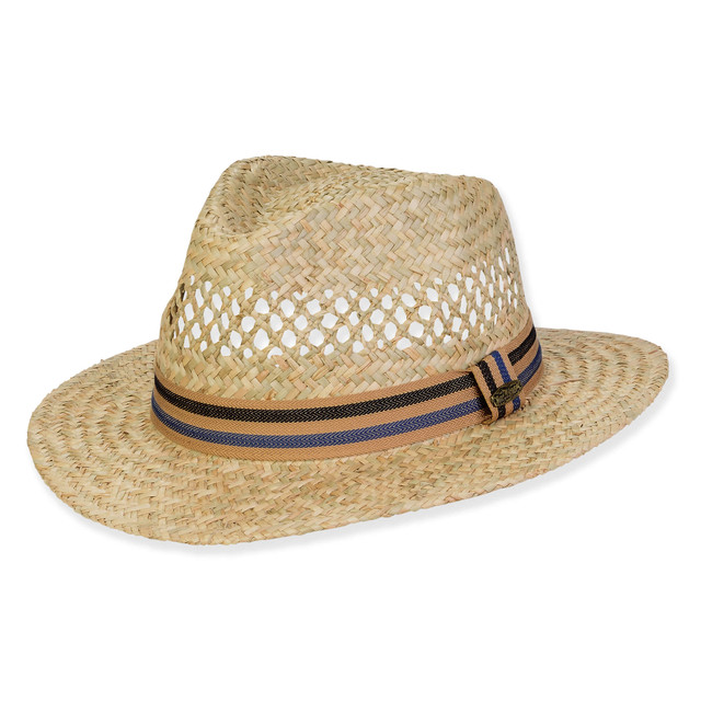 sun n sand Men's Hats | Neutral Seagrass Safari Brim 2.5
