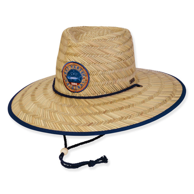 Sun N Sand Men's Hats | Seagrass Rush Straw Safari Brim 4.5