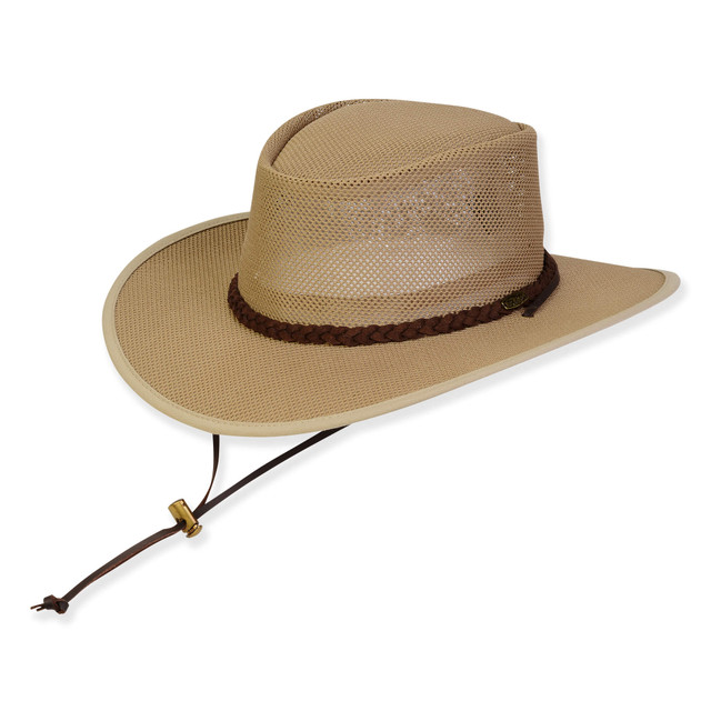sun n sand Men's Hats | Tan Polyester Safari Brim 2.5