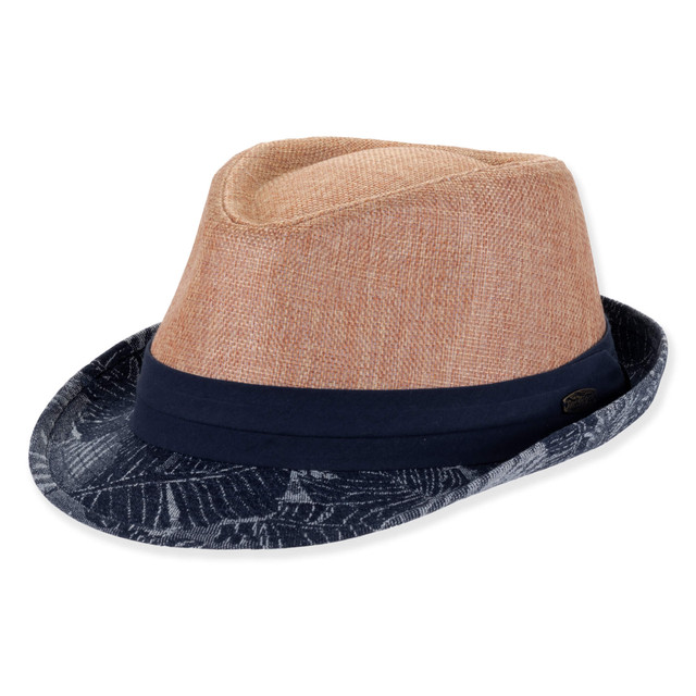 sun n sand Mens Fedora Hat | Adjustable | UPF 50+ | Tidal Tom | HTT1290