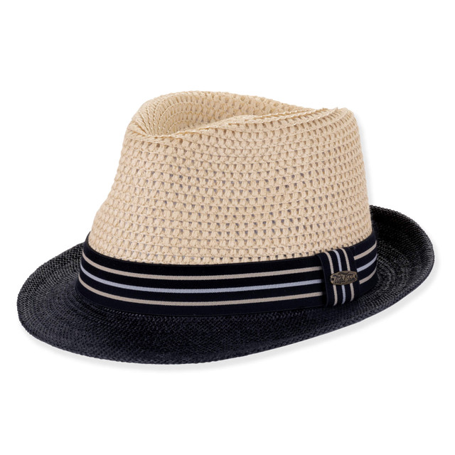 sun n sand Mens Fedora Hat | Adjustable | UPF 50+ | Tidal Tom | HTT1291