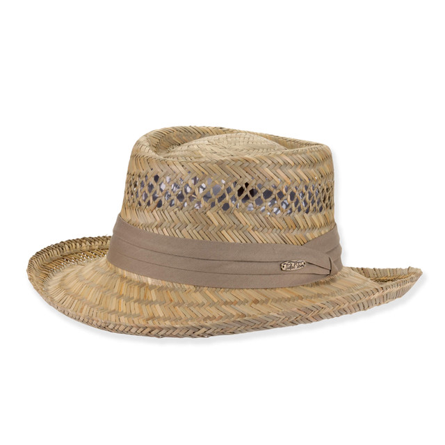 sun n sand Mens Gambler Hat | One Size - 59cm - Elastic Inside Band | UPF 50+ | Tidal Tom | HTT1294