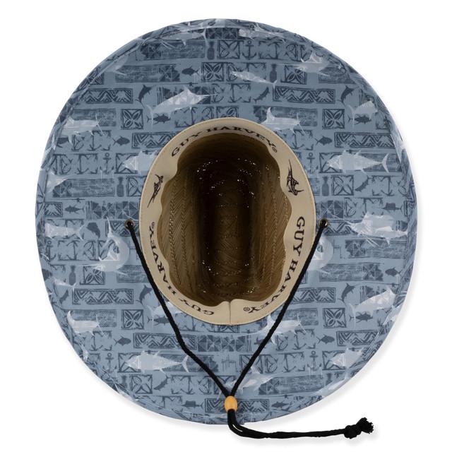 Sun N Sand Mens Lifeguard Hat | One Size - 59cm - Elastic Inside Band | UPF 50+ | Guy Harvey | HG948