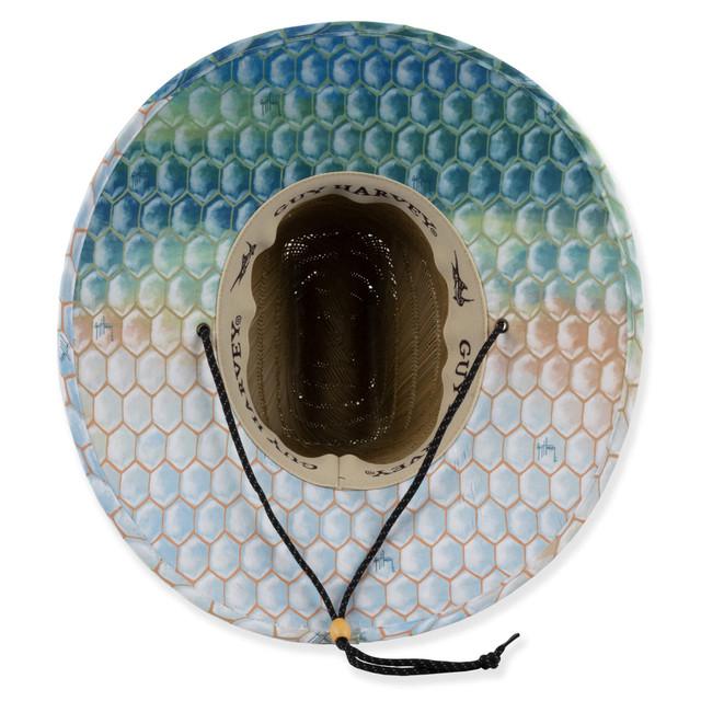 Sun N Sand Mens Lifeguard Hat | One Size - 59cm - Elastic Inside Band | UPF 50+ | Guy Harvey | HG947