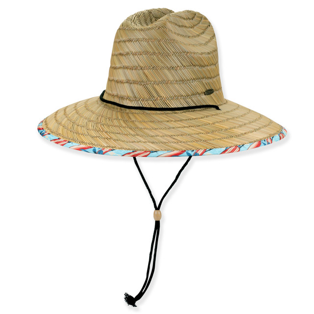 sun n sand Mens Lifeguard Hat | One Size - 59cm - Elastic Inside Band | UPF 50+ | Tidal Tom | HTT1298