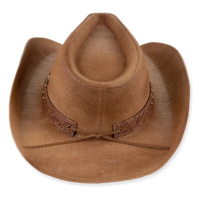 Sun N Sand Mens Western Hat | One Size - 59cm - Elastic Inside Band | UPF 50+ | Tidal Tom | HTT1305