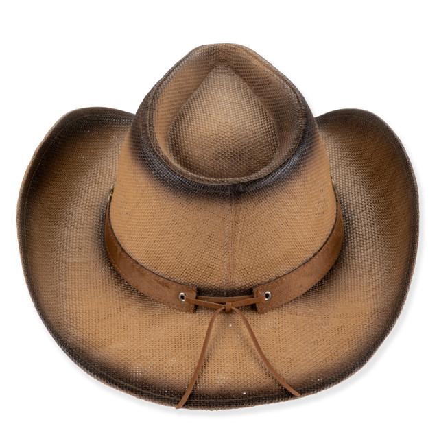 Sun N Sand Mens Western Hat | One Size - 59cm - Elastic Inside Band | UPF 50+ | Tidal Tom | HTT1302