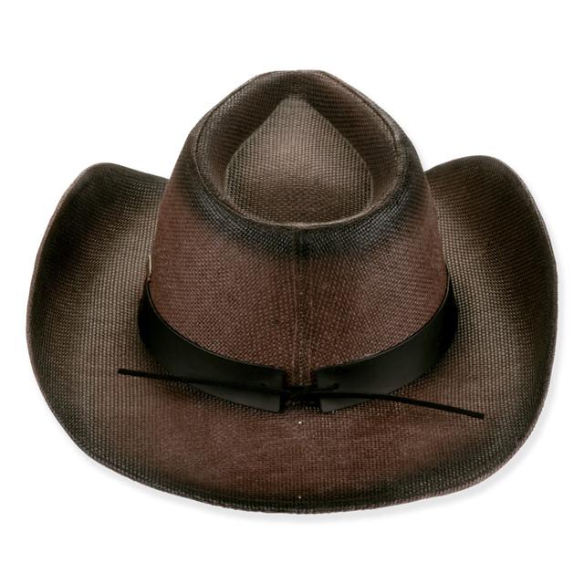 Sun N Sand Mens Western Hat | One Size - 59cm - Elastic Inside Band | UPF 50+ | Tidal Tom | HTT1300