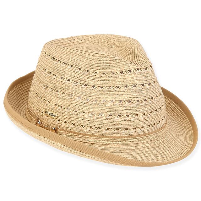 Sun N Sand Mersa | Women's Paper Straw Fedora Hat | HH2820