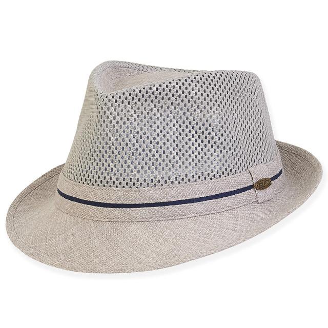 Sun N Sand Montserrat | Men's Linen Fedora Hat | HTT1112
