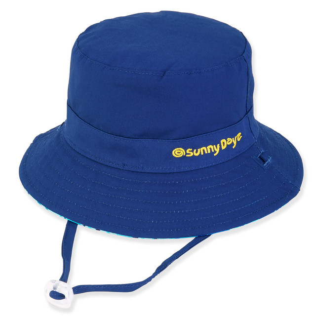 Sun N Sand Nathan | Young Boy Poly Bucket Hat | HK493 | Reversible