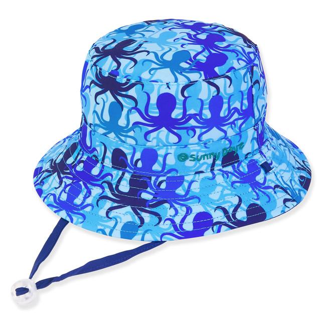 sun n sand Nathan | Young Boy Poly Bucket Hat | HK493 | Reversible