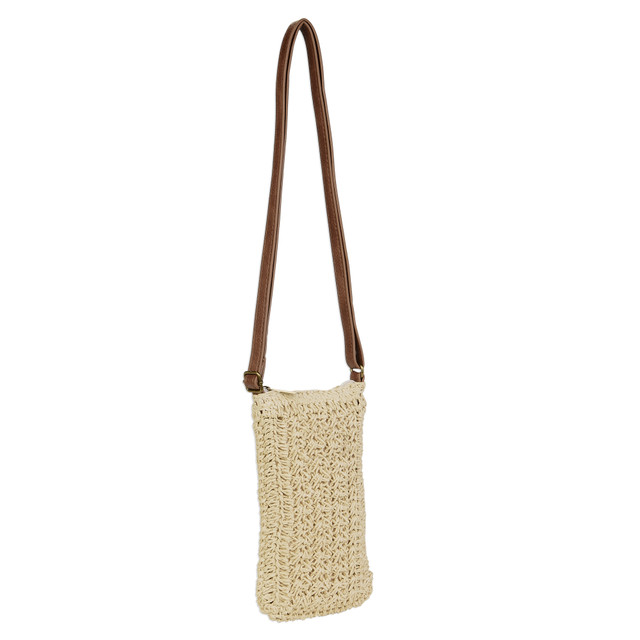 Sun N Sand Natural Paper Crochet Crossbody | CE6718 A