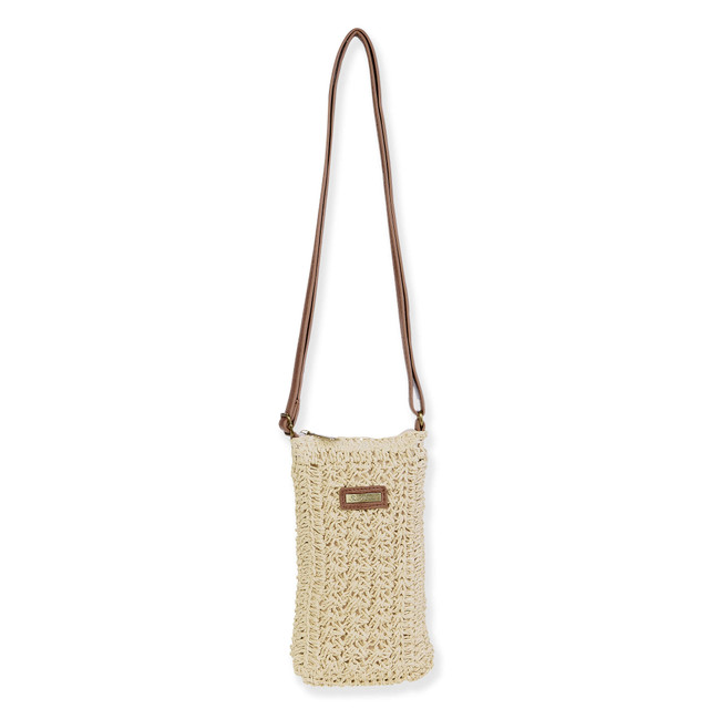 sun n sand Natural Paper Crochet Crossbody | CE6718 A