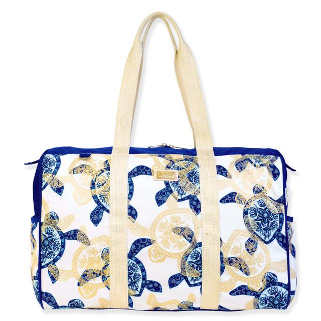 sun n sand Natural Travel Bag Layered Turtles | SNS6881 A