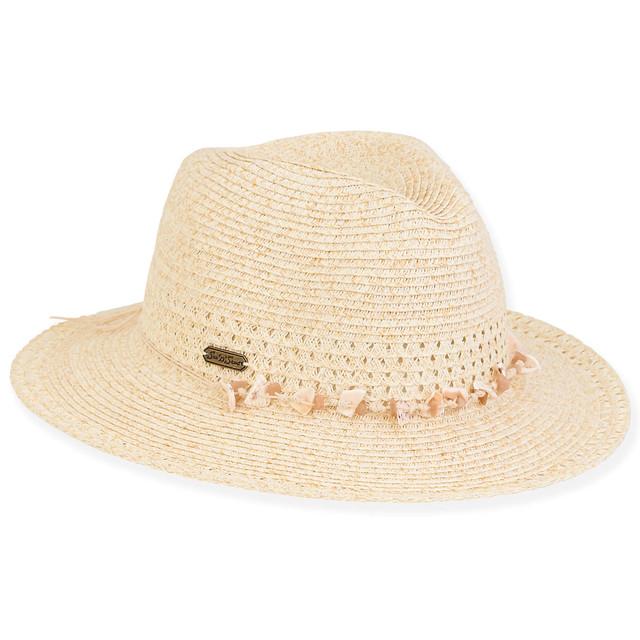 Sun N Sand Nissi | Women's Paper Braid Fedora Hat | HH2936