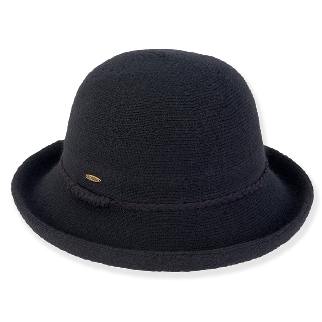 Sun N Sand Noel | Women's Soft Wool Up Brim Braided Faux Suede | AD1620