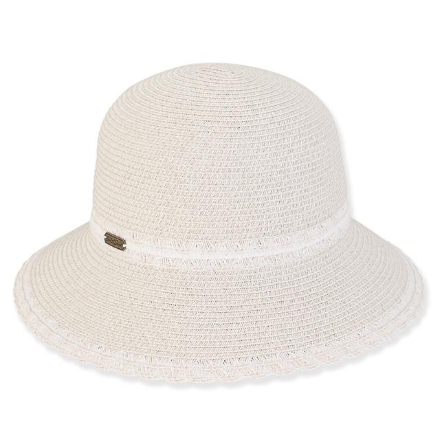 sun n sand Noelle | Women's Paper Braid Bucket Hat | HH2985