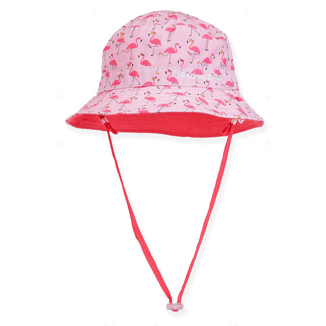 sun n sand Nora | Infant Girl Cotton Bucket Hat | HK420 | | Reversible