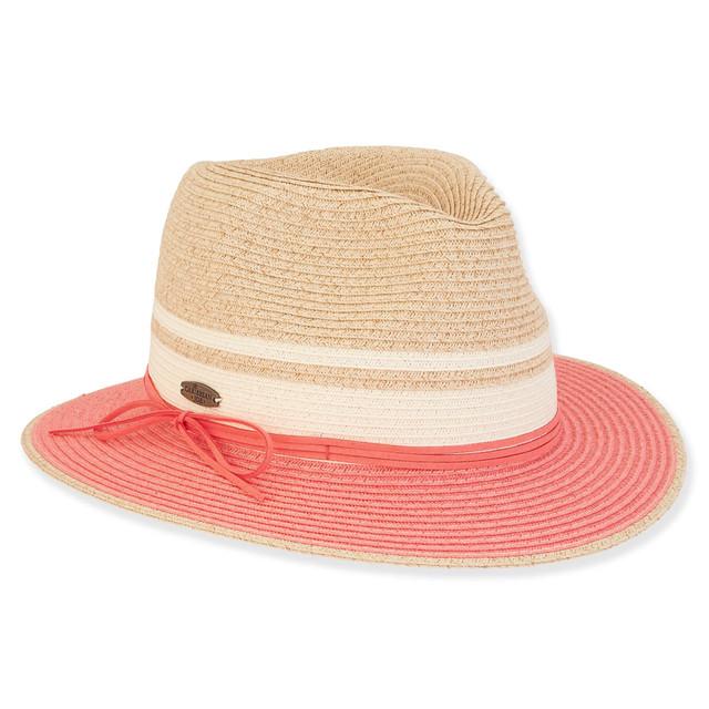 sun n sand Nora | Women's Paper Straw Safari Hat | HCJ392