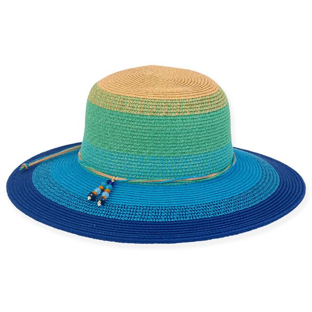 sun n sand Nora | Young Girl Paper Straw Floppy Hat | HK464