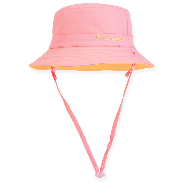 Sun N Sand Olivia | Infant Girl Cotton Bucket Hat | HK434 | Reversible