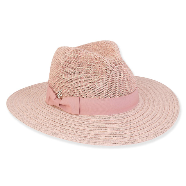 sun n sand Olivia | Young Girl Paper Straw Safari Hat | HK482