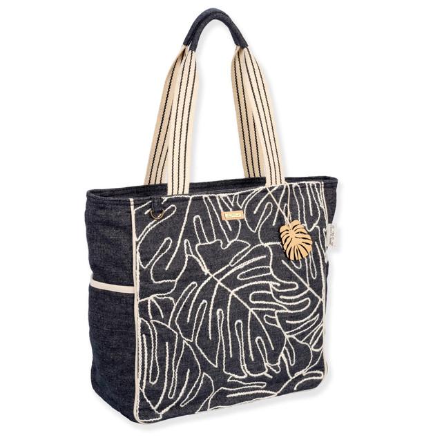 Sun N Sand Outline Monstera | Shoulder Tote | Sun N Sand | SNS6990