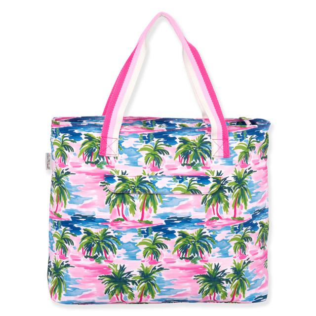 Sun N Sand Palm Island | Shoulder Tote With Hat Carrier | Sun N Sand | SNS7230