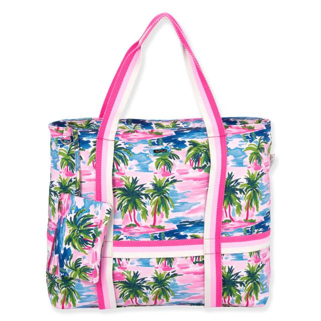 sun n sand Palm Island | Shoulder Tote with Hat Carrier | Sun N Sand | SNS7230