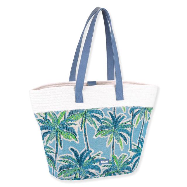 Sun N Sand Palm Tropics - Shoulder Tote - Caribbean Joe - CJ8940