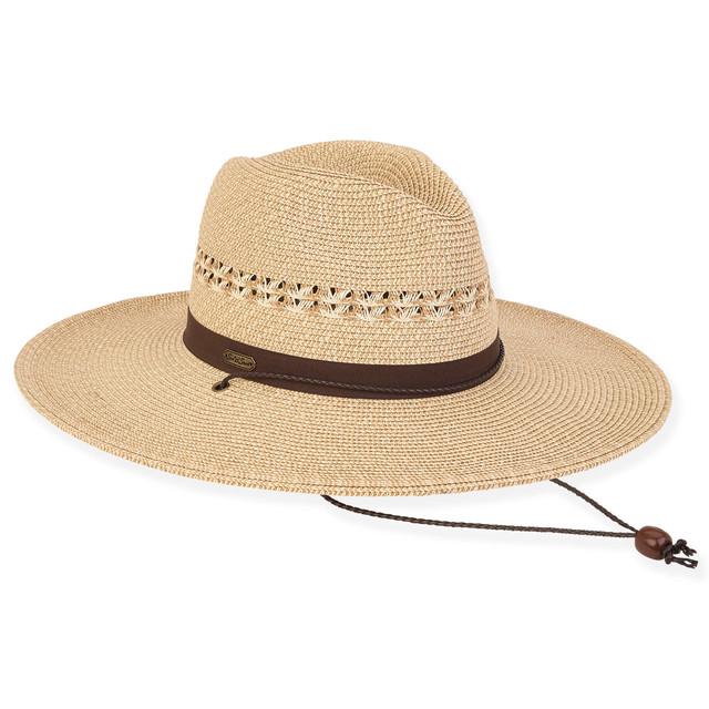 sun n sand Pampas | Women's Paper Straw Safari Hat | HH2807