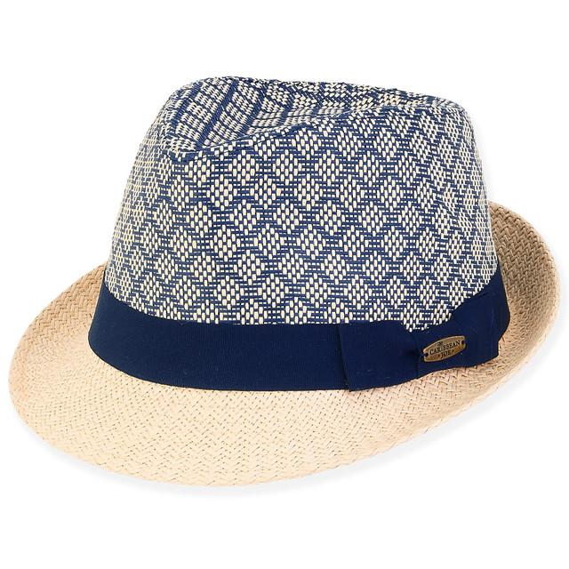 sun n sand Parrot | Men's Paper Straw Fedora Hat | HTT1145