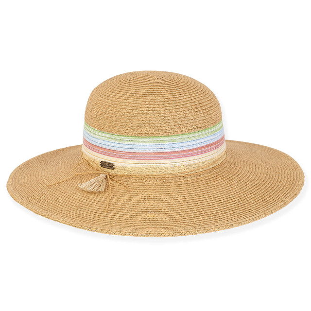 Sun N Sand Pinamar | Women's Paper Braid Floppy Hat | HH2832
