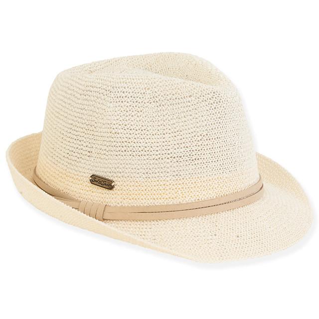 sun n sand Rada | Women's Poly Braid Fedora Hat | HH2875