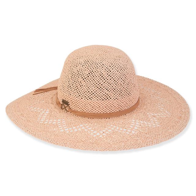 Sun N Sand Raelynn | Women's Paper Straw Floppy Hat | HH3035