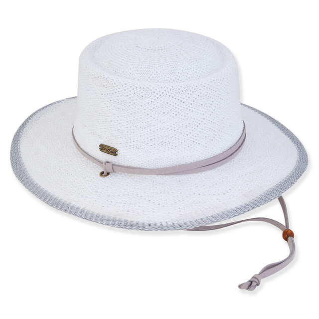 sun n sand Remi | Women's Poly Braid Gambler Hat | HH3145