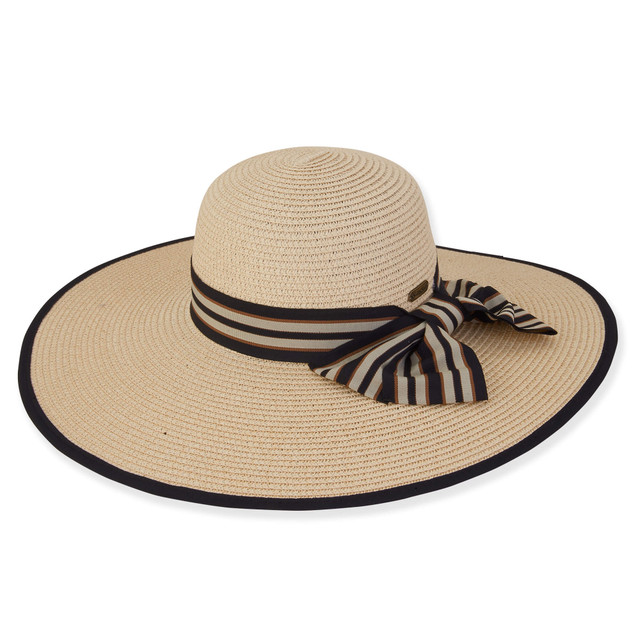 sun n sand Sagitta | Women's Paper Braid Floppy Hat | HH3157