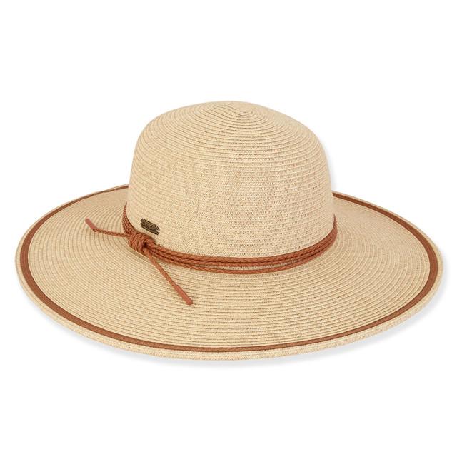 Sun N Sand Saige | Women's Paper Braid Floppy Hat | HH3068