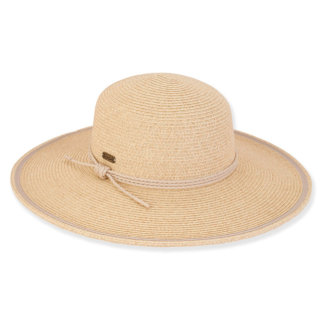 sun n sand Saige | Women's Paper Braid Floppy Hat | HH3068