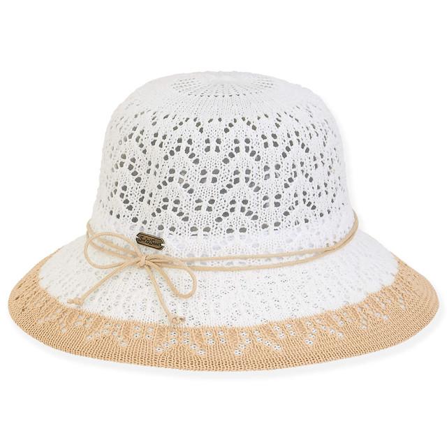 sun n sand San Clemente | Women's Poly Braid Bucket Hat | HH2894